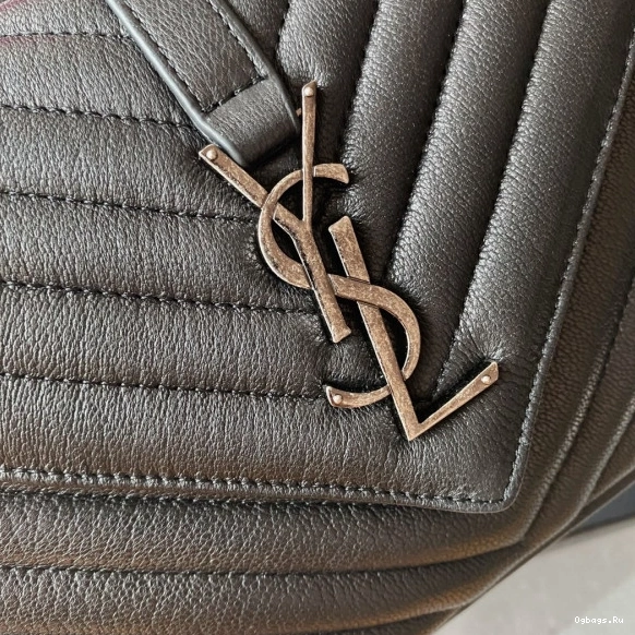 shoulder bag-24*17*6.5cm Medium YSL leather 0814